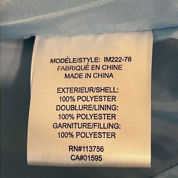 Isaac Mizrahi Grey Quilted Zip Up Vest Size M - Picture 10 of 11